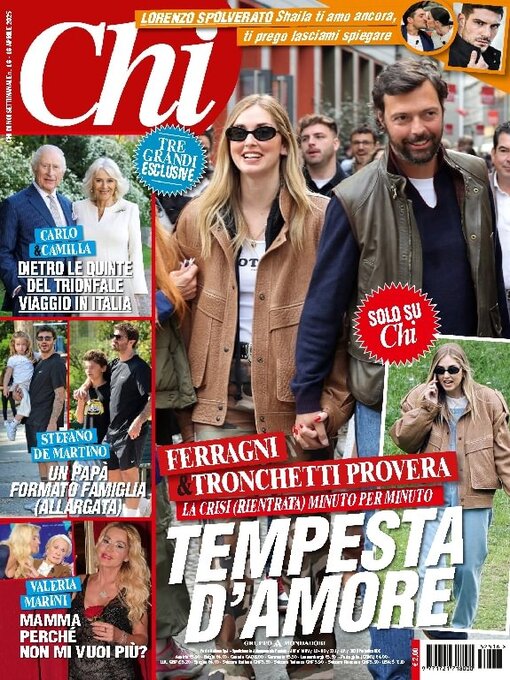 Title details for Chi by Mondadori Media S.p.A., S.L.L. - Available